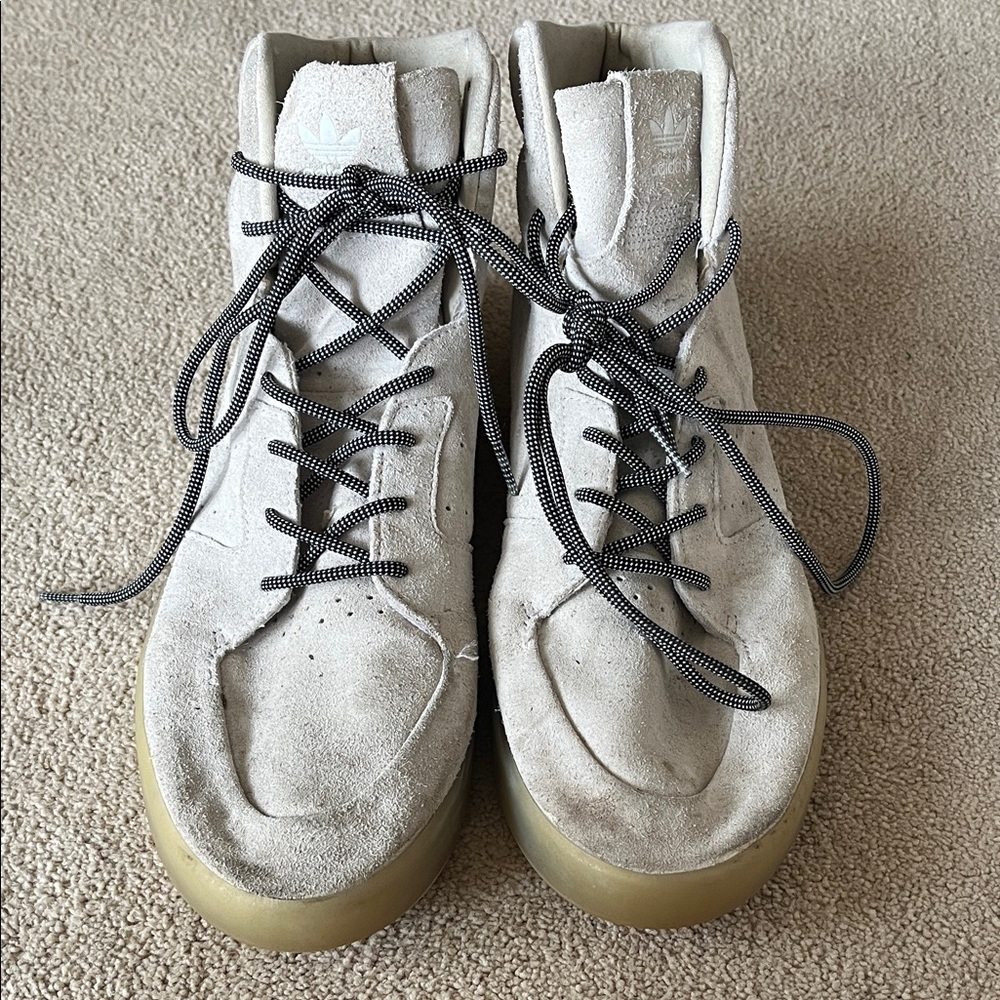 Adidas Tubular Suede Lace Up High Top - size 13